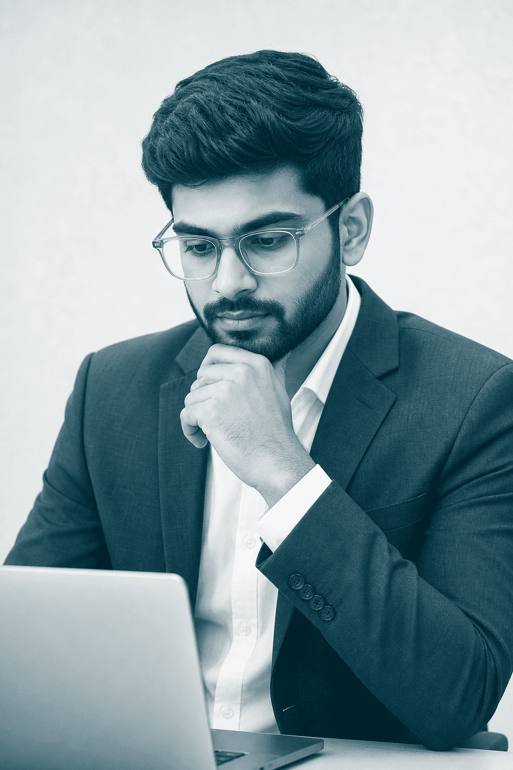 Recruiter reviewing candidates