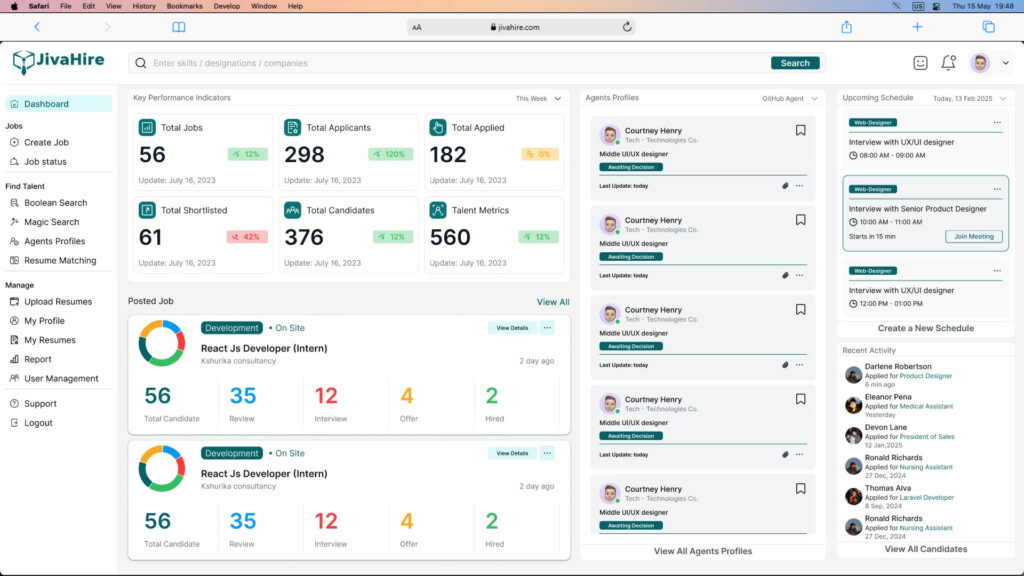 AI hiring platform ! A recruiter smiling at a screen showing AI-powered candidate ranking dashboard! Say Goodbye to Resume Overload-Intelligent Screening with AI! AI hiring platform, Recruitment software, Hiring solutions, Talent acquisition platform, Recruitment automation tool, End-to-end hiring platform, AI candidate matching, Intelligent resume parsing, AI video screening, AI interview tools, AI-powered recruitment, AI recruitment software, AI hiring solution, Automated interview platform, Video interviewing platform, Automated job descriptions, Candidate assessment tools, Social media recruitment, Digital hiring platform, Streamlined recruitment, Efficient hiring process, Remote hiring solutions, Recruitment technology, HR tech solutions, Resume analysis AI !